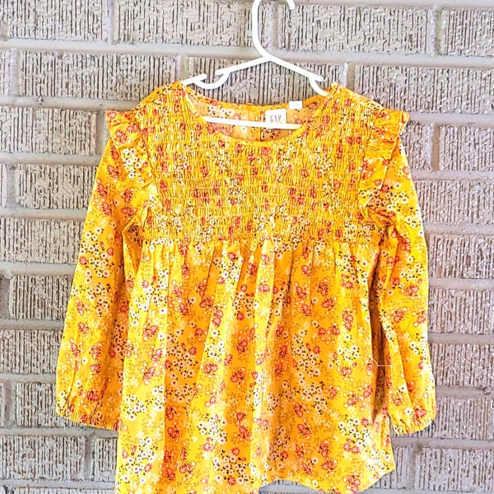 Long sleeved floral shirt